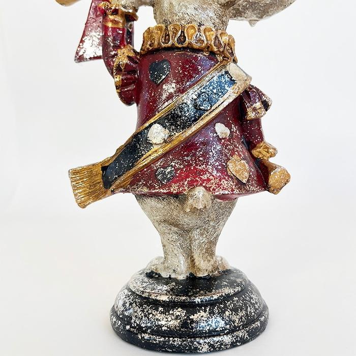 うさぎ ウサギ 兎 不思議の国のアリス トランプうさぎ インテリア 置物