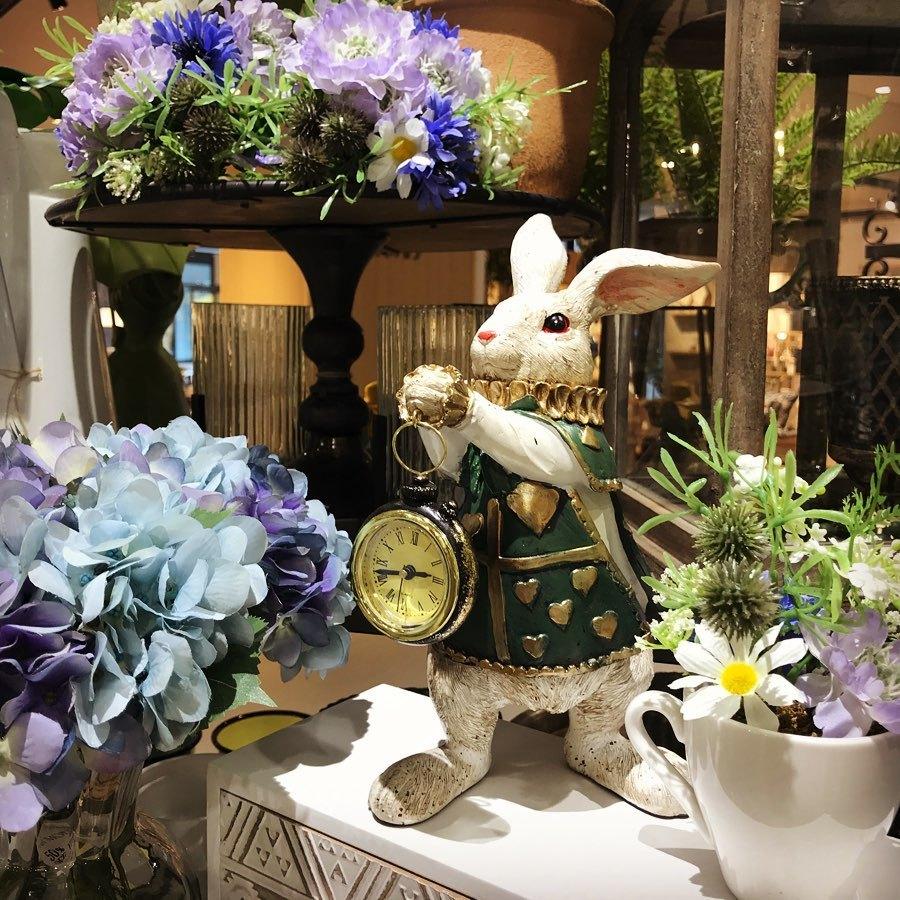 アリス ラビット アンティーク調 うさぎ ウサギ rabbit 兎 置物 アリス ラビット アンティーク調 うさぎ ウサギ rabbit 兎 置物