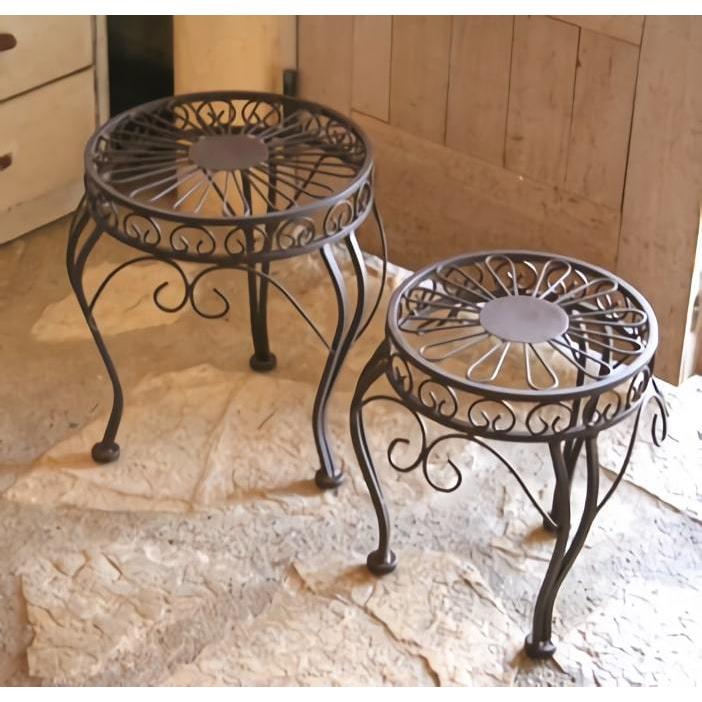 フラワースタンド プランタースタンド アイアン 花台 鉢台 おしゃれ 2