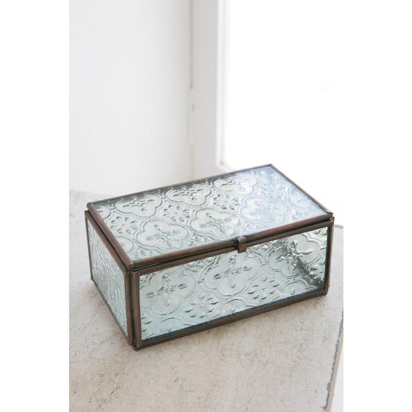 小物入れ ジュエリーボックス アンティーク風 ガラスボックス 収納