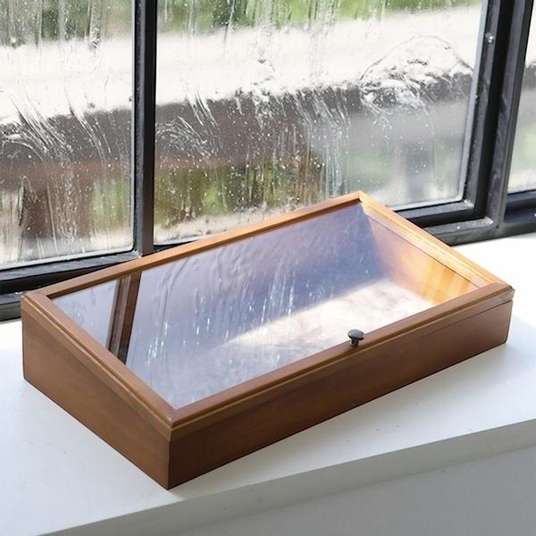 Wood ガラスケース コレクションケース ショーケース アクセサリー