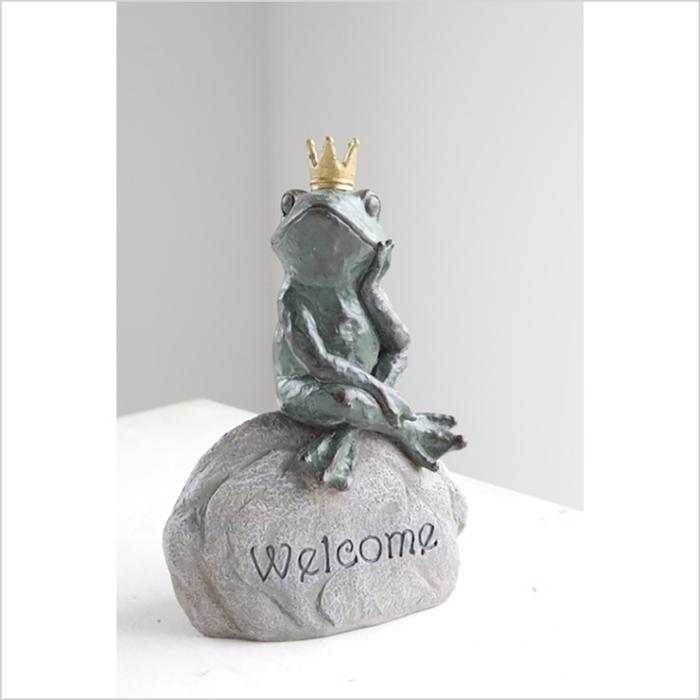 ウィルカム・クラウンフロッグ ウェルカム オブジェ Welcome 置物
