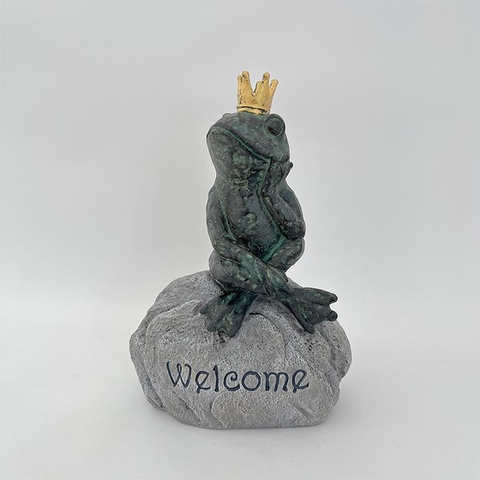 ウィルカム・クラウンフロッグ ウェルカム オブジェ Welcome 置物