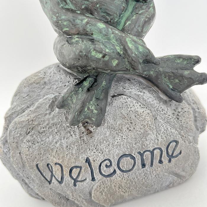 ウィルカム・クラウンフロッグ ウェルカム オブジェ Welcome 置物