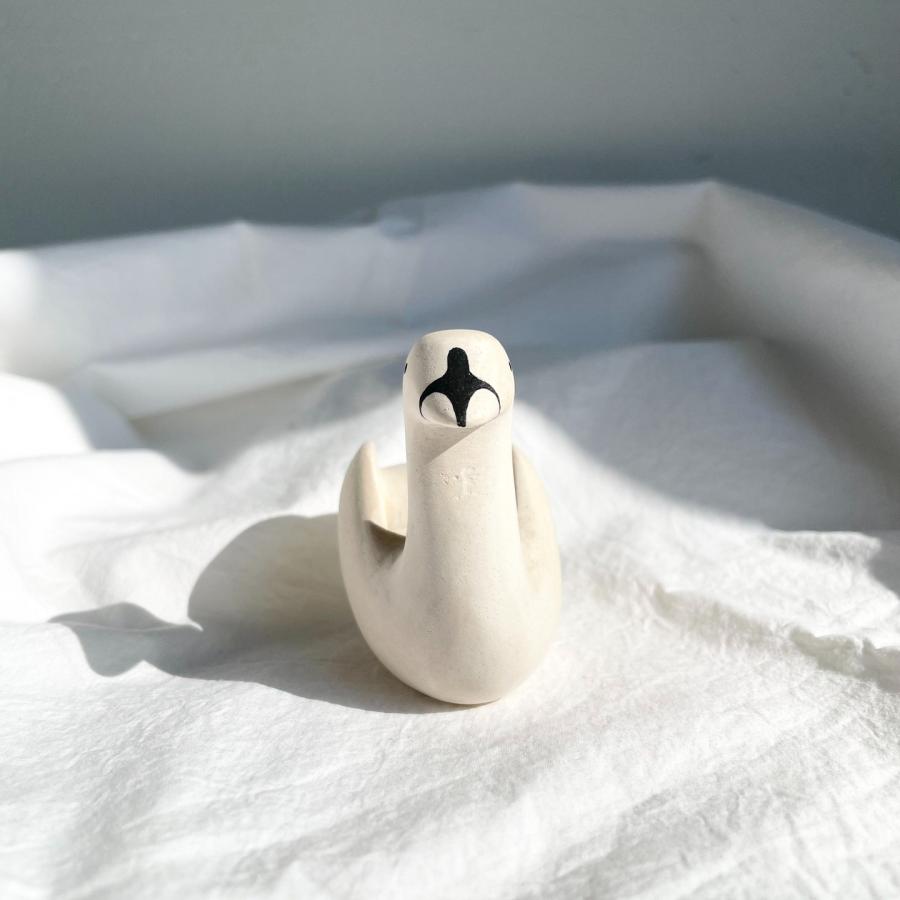 白鳥の木彫り 白鳥 はくちょう スワン swan 木彫り 置物 アニマル