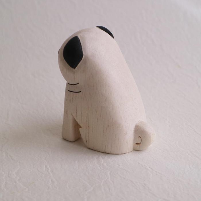 パグ ぱぐ PUG 犬 Dog いぬ ワンコ インテリア 置物 木彫り 木製 動物
