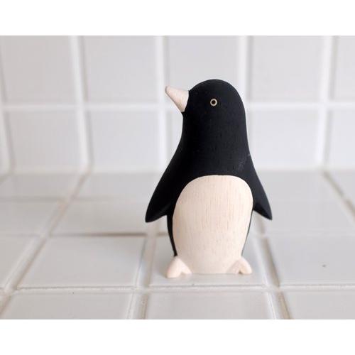 ぺんぎん ペンギン Penguin インテリア 置物 木彫り 木製 動物