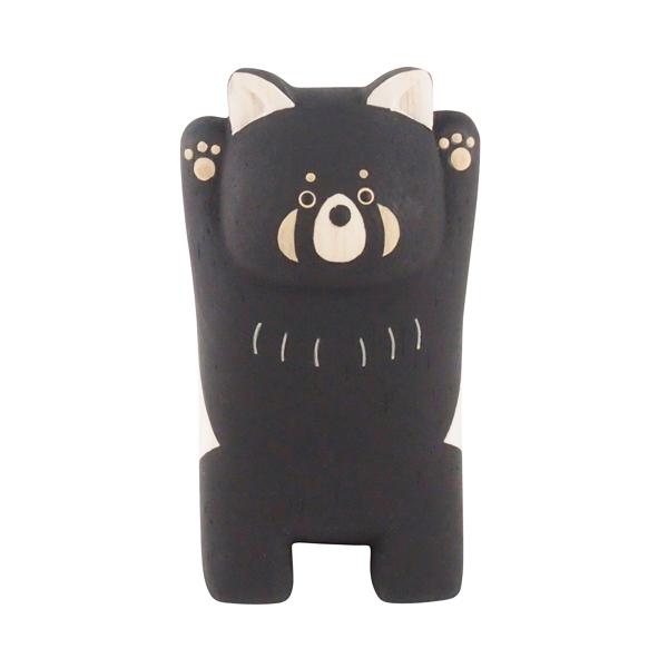 レッサーパンダ Red panda インテリア 置物 木彫り 木製 動物雑貨