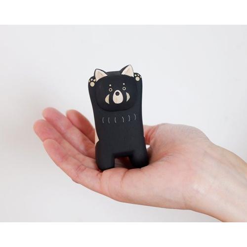 レッサーパンダ Red panda インテリア 置物 木彫り 木製 動物雑貨