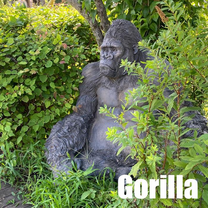 ゴリラ ごりら 動物 ディスプレイ オブジェ アニマル 大きい置物 特大