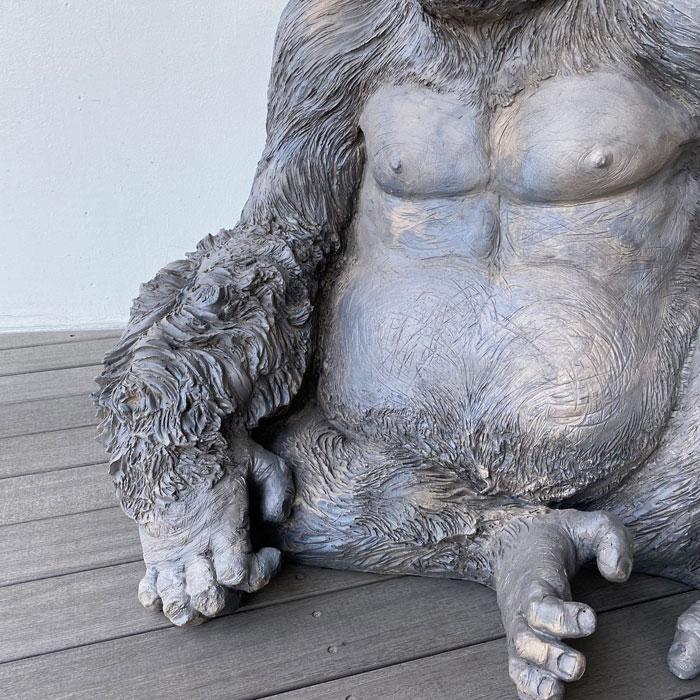 ゴリラ ごりら 動物 ディスプレイ オブジェ アニマル 大きい置物 特大