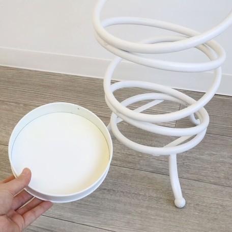 傘立て アンブレラスタンド ホワイト モダン ホワイトアイアン