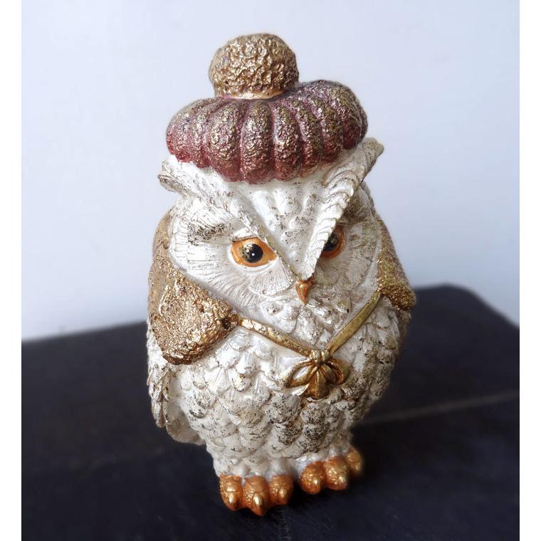 正規逆輸入品 ふくろう フクロウ 梟 インテリア雑貨 置物 ふくろう雑貨 フクロウグッズ 可愛い キラキラ 贈り物 誕生日 プレゼント ギフト 不苦労 福を呼ぶ 幸せ 縁起の良い Cisama Sc Gov Br