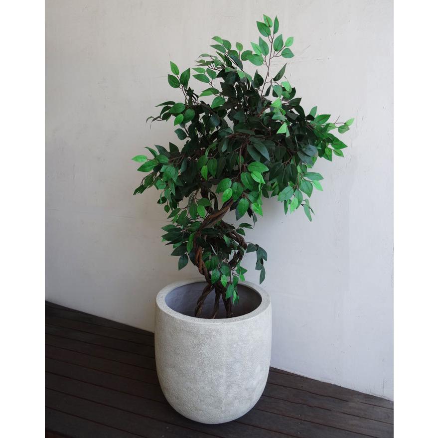 軽量プランター プランター 植木鉢 底穴あり ホワイト 幅55cm