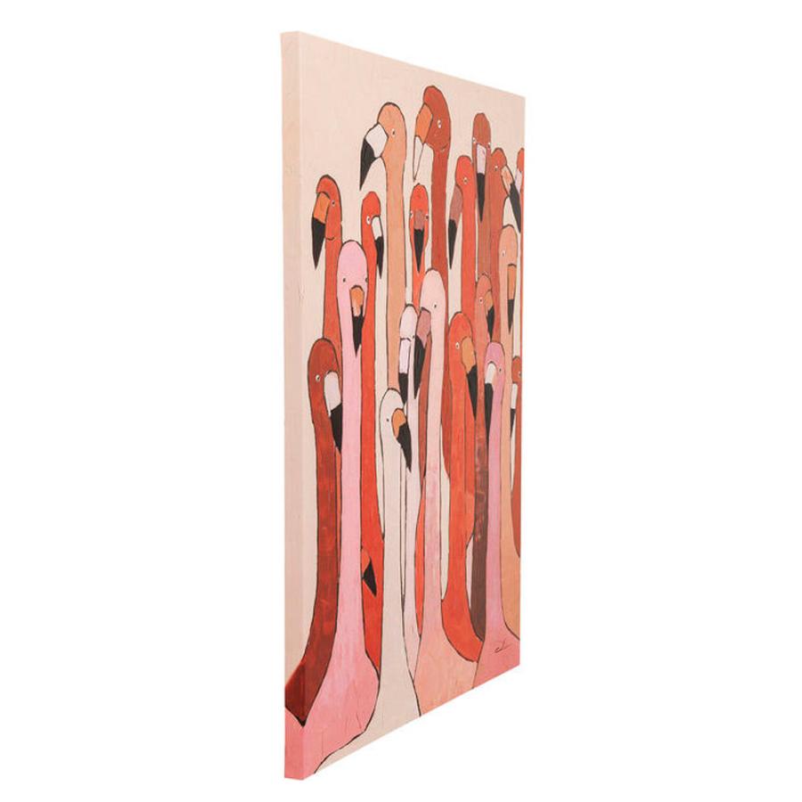 アートパネルフラミンゴミーティング 120x90cm タッチド アートパネルフラミンゴミーティング 120x90cm タッチド