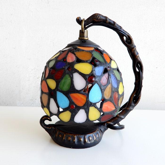 新品　ステンドグラス　カラフル BLOOM ステンドグラスランプ mix ステンドグラス ランプ ステンド