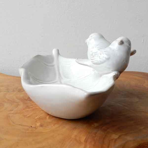 Pair of birds tray トレー トレイ インテリアトレイ 陶器 オブジェ