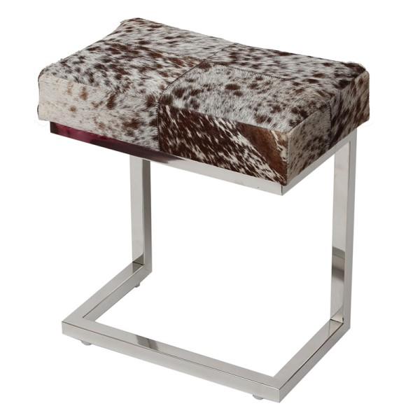 スツール リアルファー おしゃれ 北欧 Small 玄関スツール ブラウン ホワイト Brown White オープニング大セール