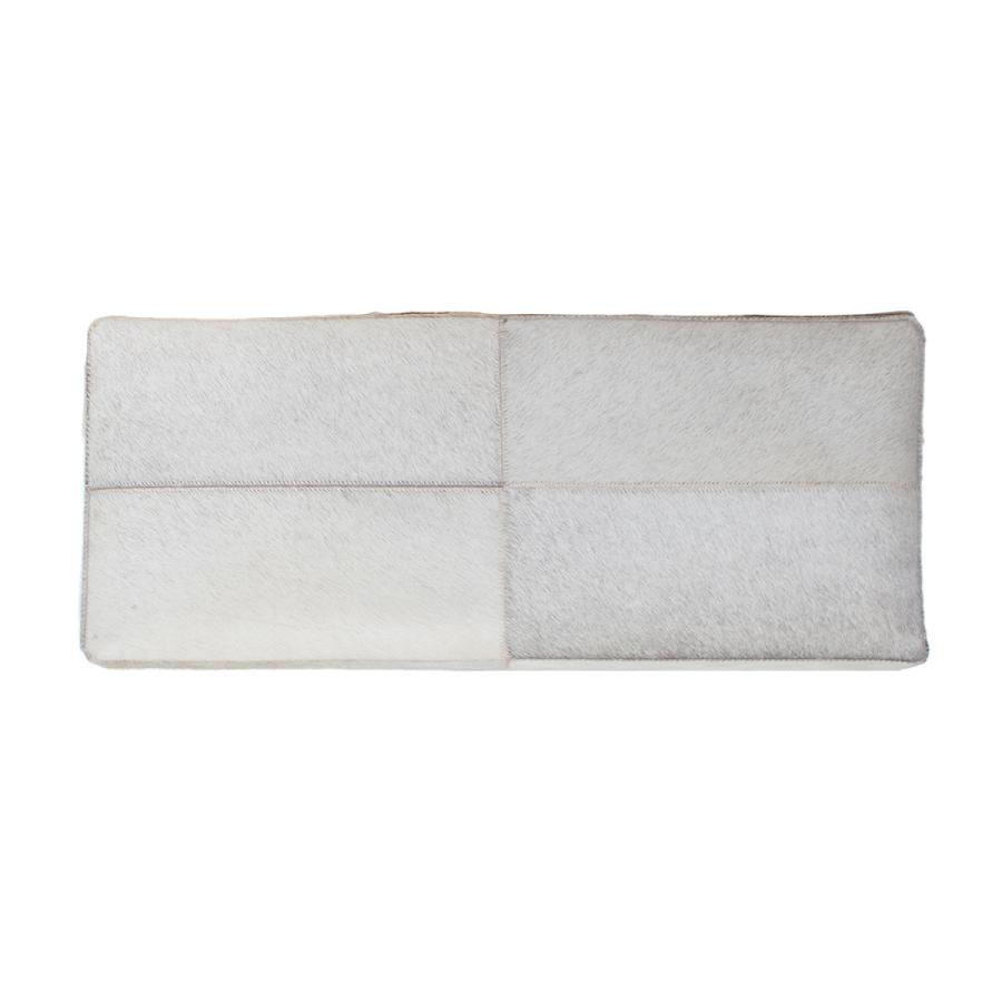 スツール リアルファー Large おしゃれ 北欧 玄関スツール グレー Grey