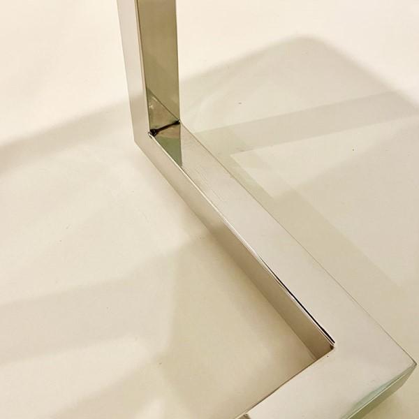 スツール リアルファー Large おしゃれ 北欧 玄関スツール グレー Grey