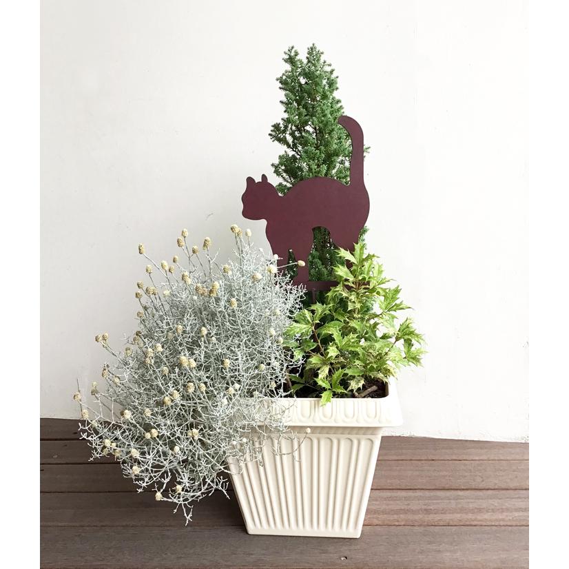 ガーデンピック ガーデンスティック おしゃれ 猫 アイアン アンティーク 花壇 Cie 610 手づくり家具 ウッドギャラリー樹 通販 Yahoo ショッピング