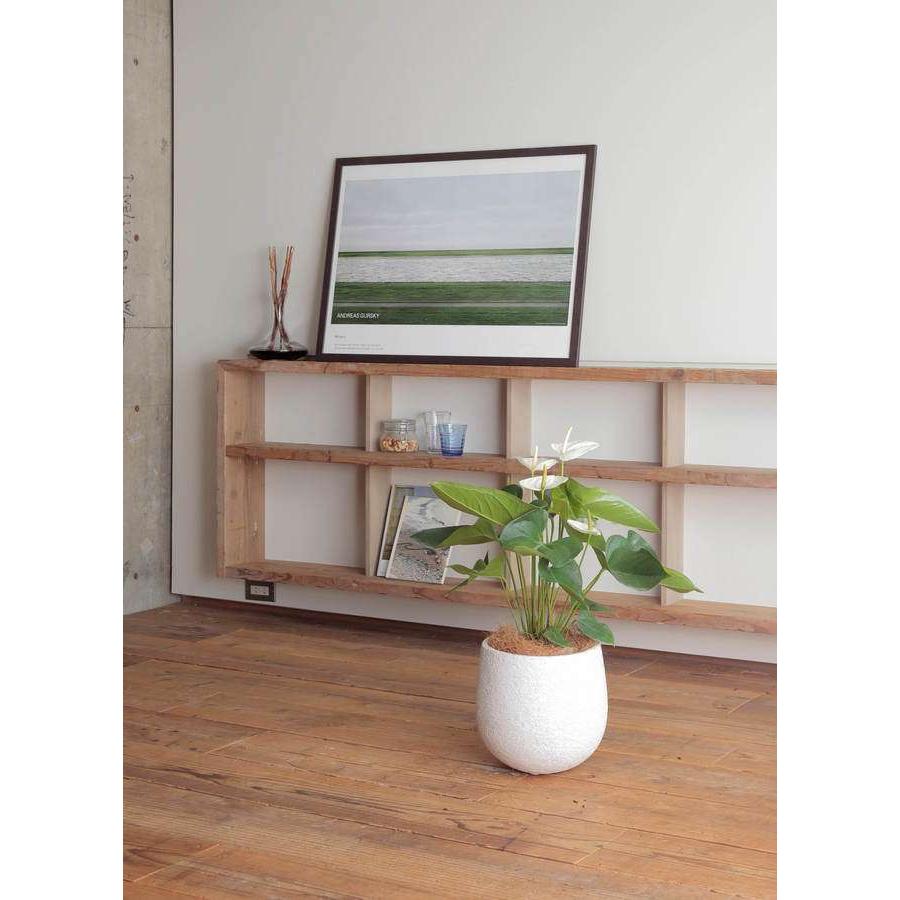 鉢カバー Eco Stone エコストーン 6号鉢用 ホワイト white 観葉植物