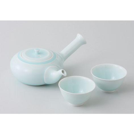 青磁 一服茶器 食器 急須 波佐見焼 陶器 磁器 湯のみ シンプル おしゃれ モダン 茶器