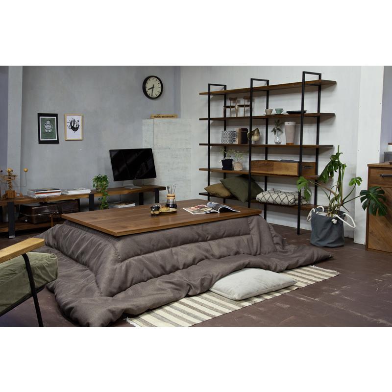 こたつ ウォールナット コタツ 暖房 テーブル 家具 ローテーブル