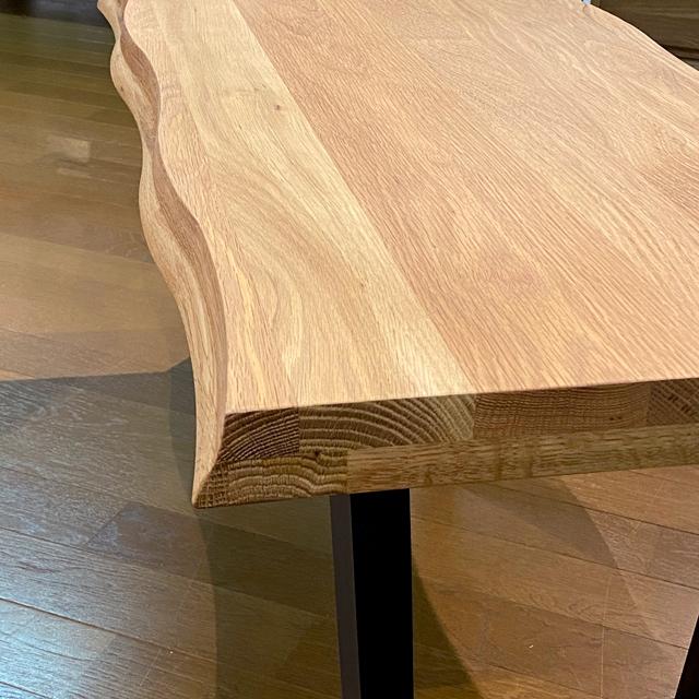 センターテーブル 100幅 オーク無垢 カフェテーブル ロー