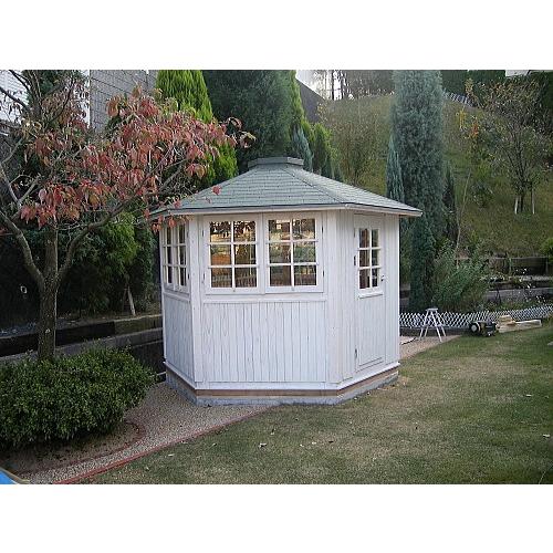 ガゼボ ホワイト白 東屋ログハウス風 おしゃれ ガーデニングの楽しさ倍増 シックな白色 Gazebo White Wood楽 Yahoo店 通販 Yahoo ショッピング