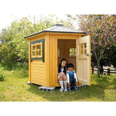 キッズガゼボ 塗装品 子供部屋 組立てかんたん ログハウス風でちょっと大きな工作気分 みんなで楽しく組み立てましょう Kgazebo Toso Wood楽 Yahoo店 通販 Yahoo ショッピング
