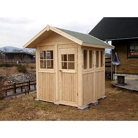 ミニハウス2 塗装品 ログハウス風かんたん組立て 全面断熱材入り 快適環境で工房やお子様の勉強部屋に Minihouse2 Toso Wood楽 Yahoo店 通販 Yahoo ショッピング