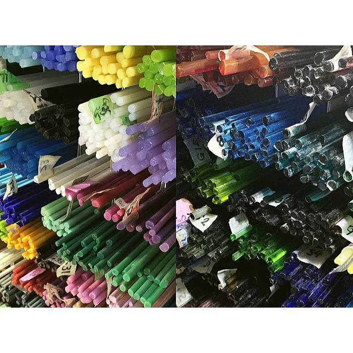 ガラス棒アソート 17色 佐竹ガラス バーナーワーク用 とんぼ玉用 半分カットで出荷します Satake Glass 17sticks ウッドセッション 通販 Yahoo ショッピング