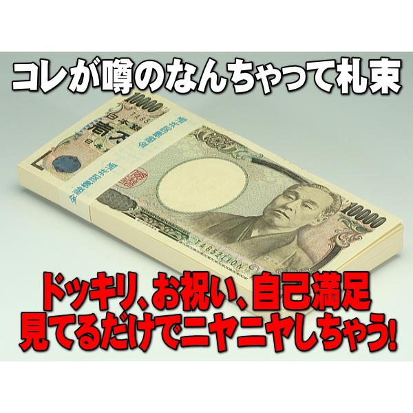 Splash Sale] なんちゃって札束 1束 100万円 (メール便 送料無料