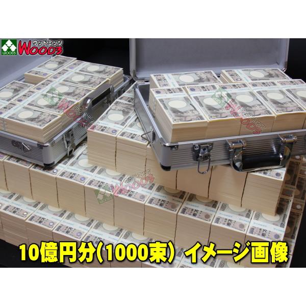 なんちゃって札束 10束 1千万円分 100万円の束が10個 1万円札サイズの