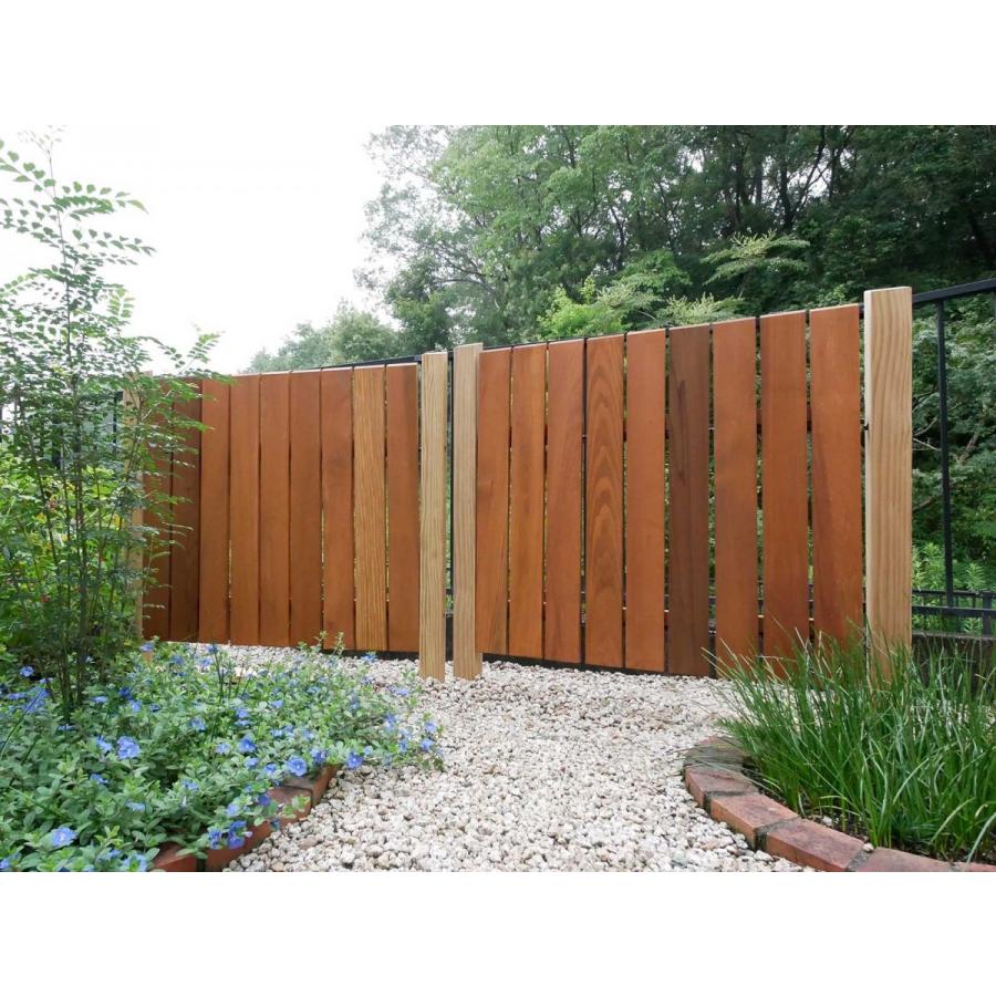 木製フリーフェンス1400 追加スパン 取付け取外し簡単 アクセントフェンス 目隠しフリーフェンス 高耐久 8614 ウッドデッキと木物屋 通販 Yahoo ショッピング