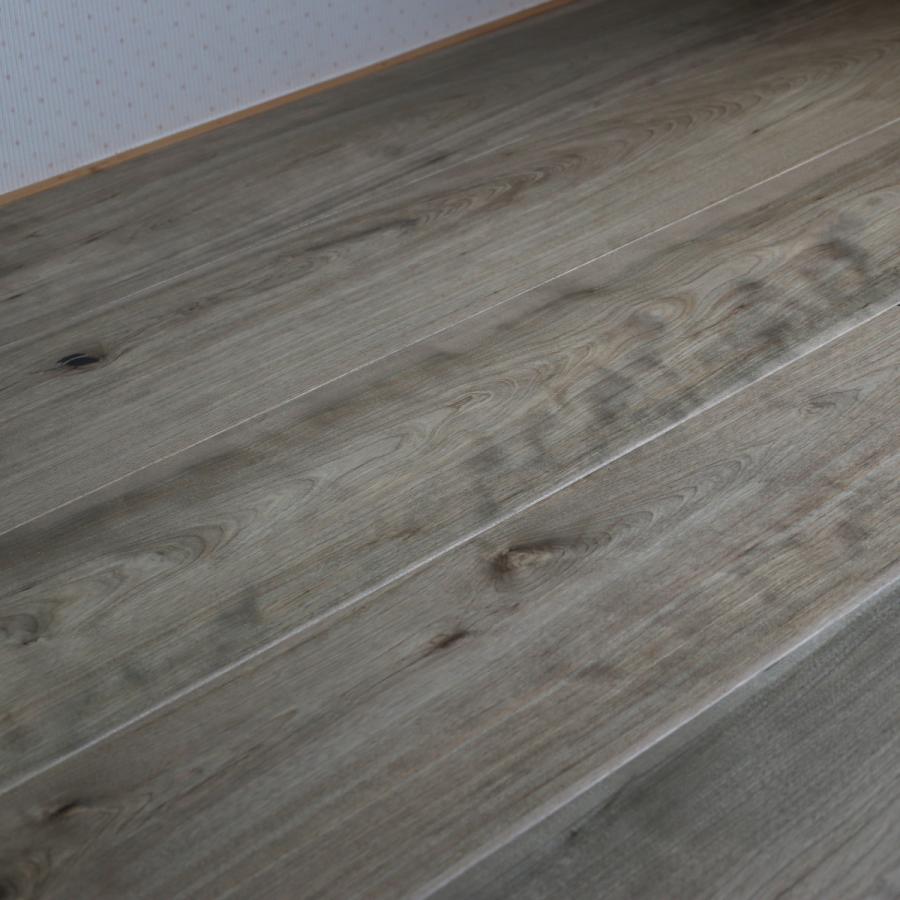 フローリング 床材 ハードメープル 天然木 UVオイル塗装 ワイド 