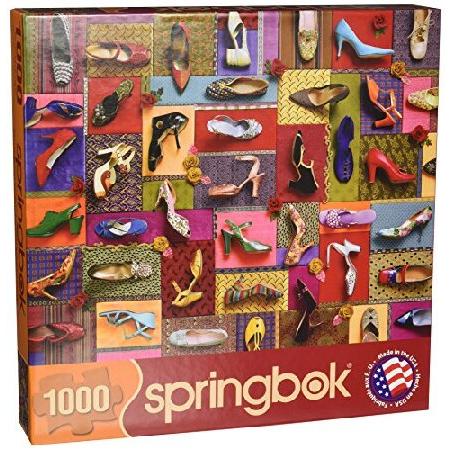 国内 海外 インポート品 お取り寄せ 送料無料Springbokパズル  靴。靴。靴。  1000ピースジグソーパズル  Large 30インチ× 24インチパズル  Made in USA  Unique Cut Interlockingピース
