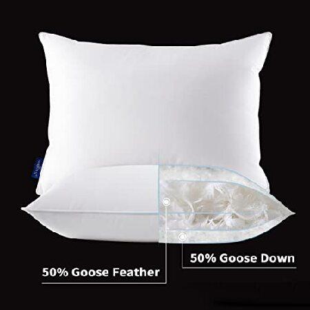 subrtex Bed Pillows, Standard (2 Pack), White 2 Count - 1