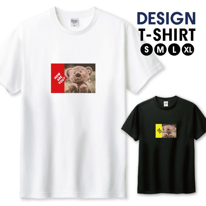 Tシャツ メンズ ユニセックス ホワイト ブラック かわいい フォトT