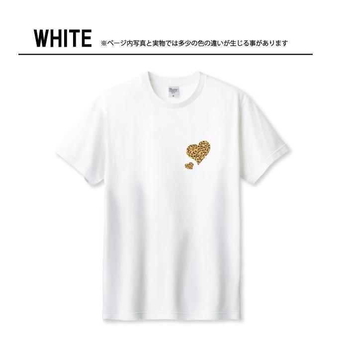 Tシャツ メンズ ユニセックス ホワイト ブラック ヒョウ柄 豹柄