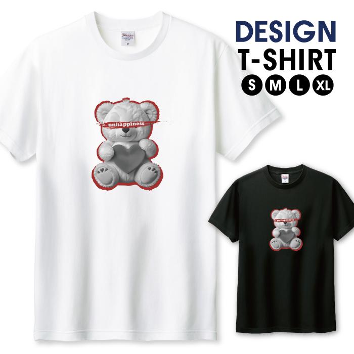 Tシャツ メンズ ユニセックス ホワイト ブラック 病みかわ 病み可愛い