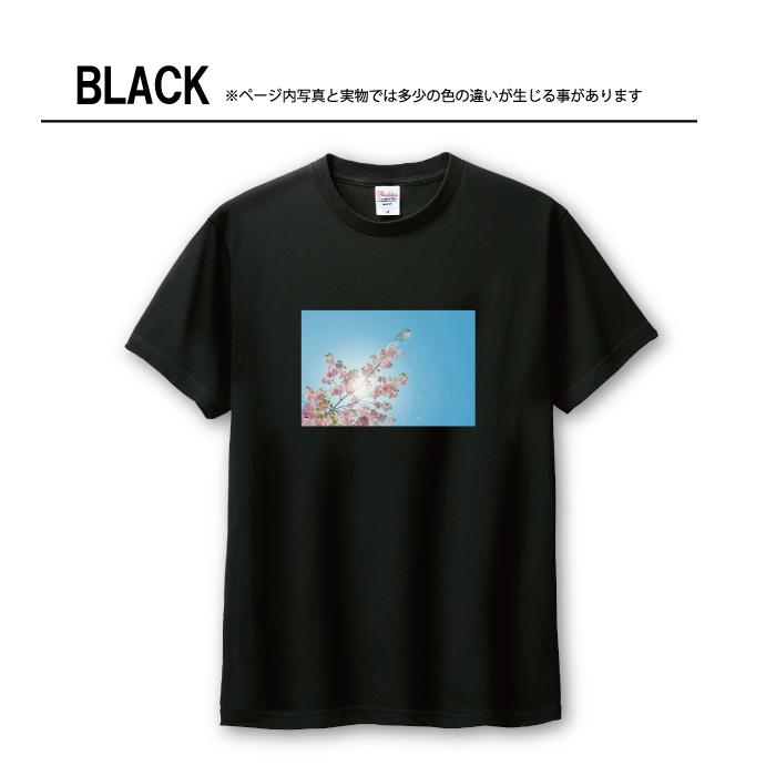 Tシャツ メンズ ユニセックス ホワイト ブラック 桜 サクラ さくら 花
