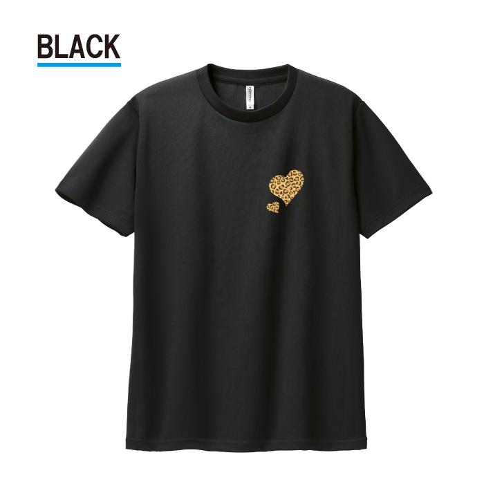 Tシャツ ドライTシャツ 速乾 吸汗 スポーツ ホワイト ブラック ヒョウ