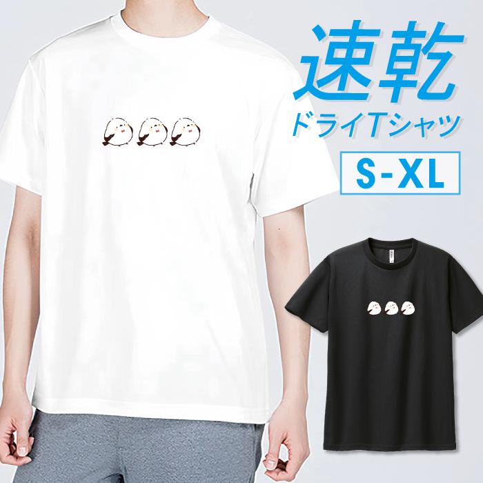 Tシャツ ドライTシャツ 速乾 吸汗 スポーツ ホワイト ブラック