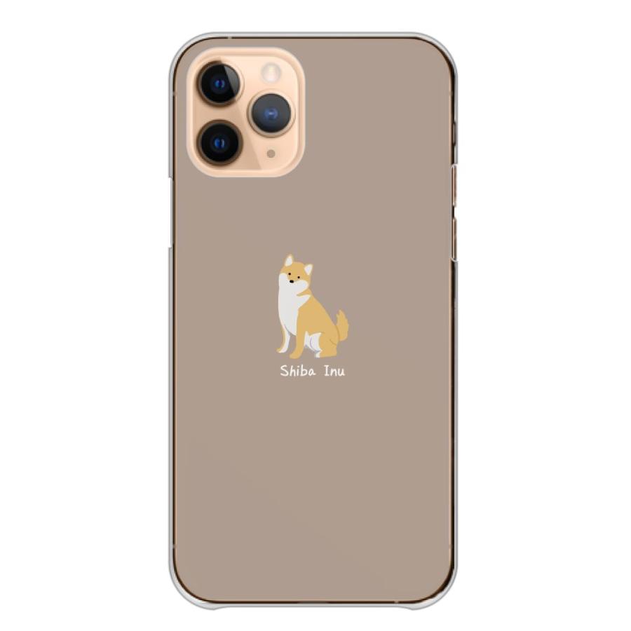 スマホケース iPhone11Pro アイフォン11プロ ケース ハード 柴犬 しば犬 可愛い シンプル ワンポイント ピンク くすみ｜woodgreen｜15