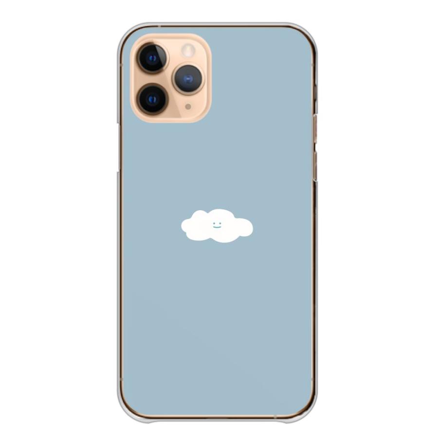 iPhone12 Pro Max ケース ハードケース カバー 雲 ニコニコ くも 天気