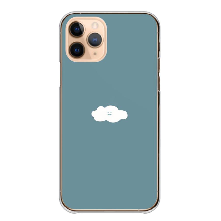 iPhone12 Pro Max ケース ハードケース カバー 雲 ニコニコ くも 天気