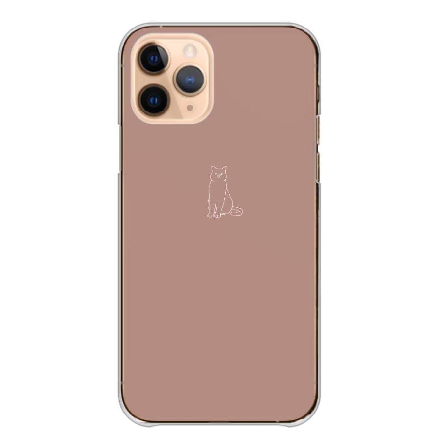iPhone13Pro Max ケース ハードケース カバー 猫 ネコ ほぼ無地