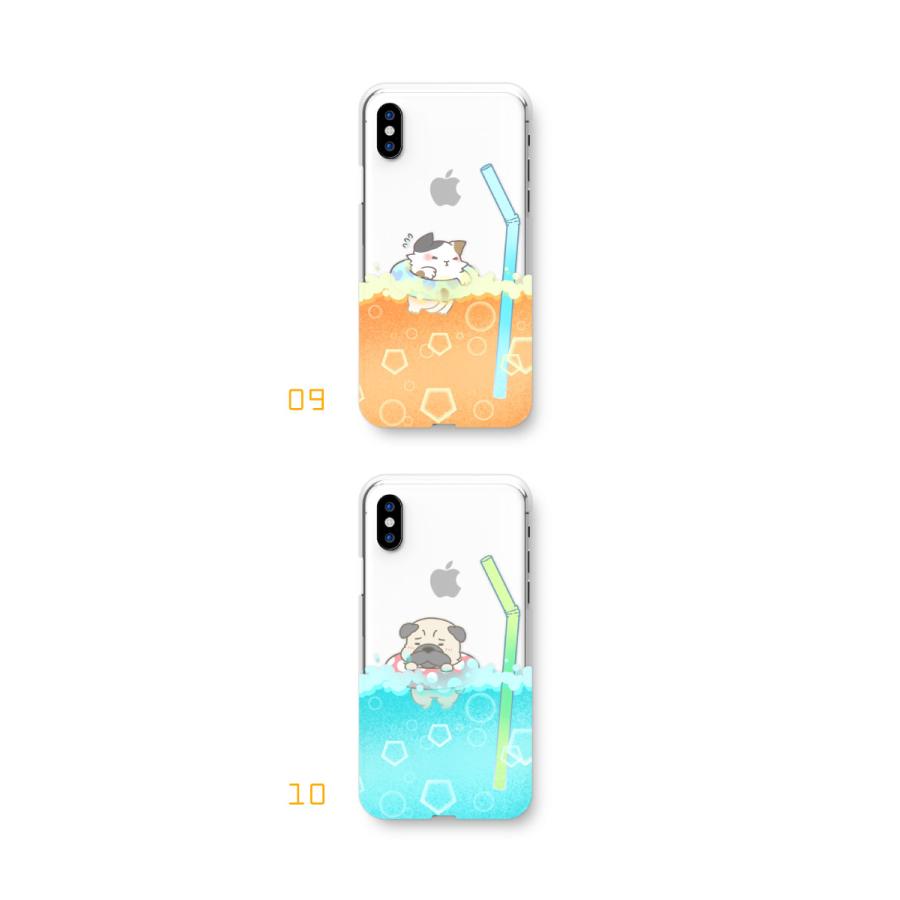スマホケース Galaxy S8 SCV36 ケース カバー ハード カバー パンダ アザラシ ペンギン シロクマ うさぎ 送料無料｜woodgreen｜06
